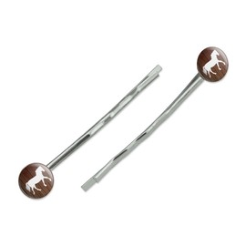 Horse Silhouette Cowboy Western Bobby Pins Barrettes Hair Styling Clips