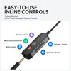 EKSA H8 USB Headset with Microphone for Work, Stereo Wired