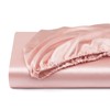 Full Silk Satin Fitted Sheet, Soft Deep Pocket Single Bottom