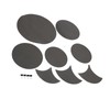 10Pcs Drum Mute Pad Volume Reduction Rubber Practice Silencer Mat
