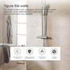 HJIAMA Shower Head Adapter, Brass Swivel Ball Joint, Silver, Electroplating