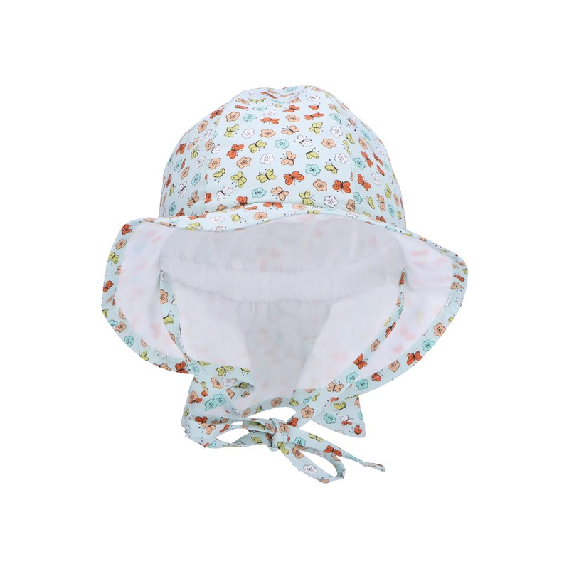Sterntaler Unisex Children's Sun Hat Butterflies Children's Hat, light green