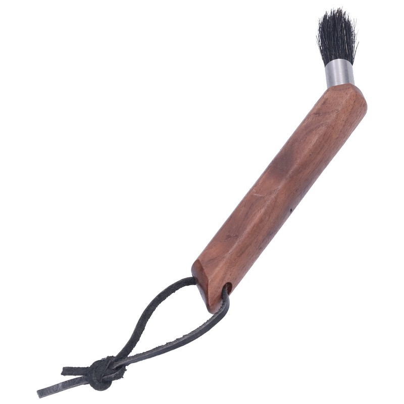 Coffee Grinder Cleaning Brush Curved Wood Handle Brush for Home