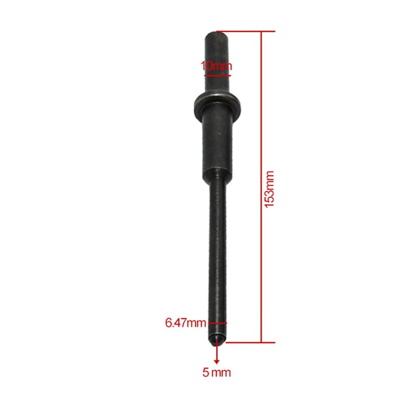Pneumatic Pilot Punch Set,3/16" to 1/2" Pneumatic Roll Pin Punch