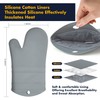 6 Pack Oven Mitts and Pot Holders Sets,Silicone Oven Mitts