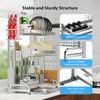 Shrivee Over The Sink Dish Drainer Drying Rack, Full Stainless