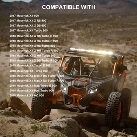 3pcs 715900422 Air Filter Compatible for Can Am Maverick X3 Air Filter 2017 2018 2019 2020 2021 2022 2023 Maverick Sport 1000 R 2019-2022 Replace OEM 715900422