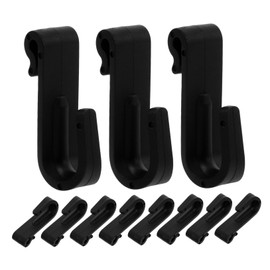 Ciieeo 20Pcs Mini Plastic Over The Door Hooks Hanging Hooks for Towels Clothes and Bathroom Organization Sleek Design for Home Decor Easy Installation and Sturdy