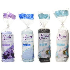 Berry Global Ruffies Multi-Scent Assortment Trash Bags 981265 4 Gal. Twist Tie 70 Count Calming Collection,70 Count