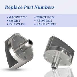 WB03X25796 Gas Cooktop Knob Compatible with ge Profile Stove Knobs, Fits PGP953SET1SS PGP986SET1SS PGP959SET1SS PGP976SET2SS - Replaces AP5986232 PS11721433 4362262 WB03T10326 Burner Range Knob - 5PCS