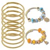 8 Pcs Snake Charm Bracelet Chain Expandable Elastic Charm Bracelet