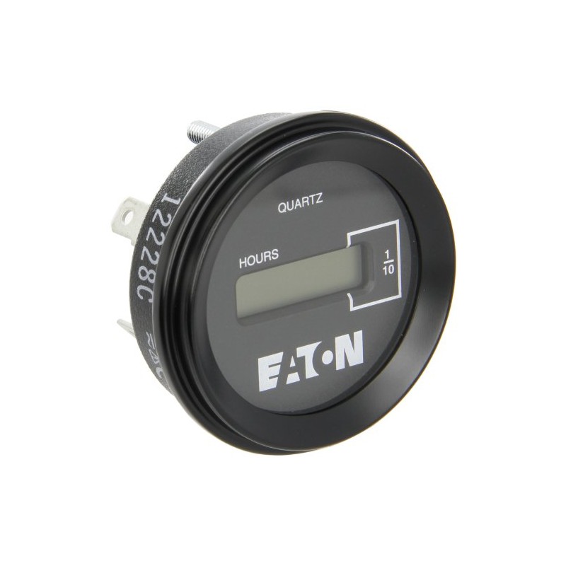 Eaton E42DIR48230 LCD Elapsed Timer, Hour Meters, Round Shape, 48-150VDC