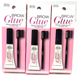 (3) Ardell Brow Glue Instant Lamination Lift + Styling Tool NIP 0.35 oz Each