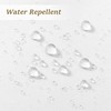 N&Y HOME Water Repellent Fabric Shower Curtain or Liner with