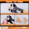SPEEDWOX Tile Nipper, Cutter, Glass Tile Nipper, Glass Cutter, Tile