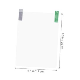 Operitacx 2Pcs Reflective Windshield Film for Car High Definition Protective Screen Durable Pet Reflective Film for GPS Displays Fit for Vehicles Rvs and Boats