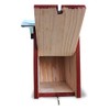 Habau 2964 nesting box, round roof, red