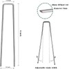 200 Pcs 6 inch Garden Landscape Staples Galvanized Pins Lawn
