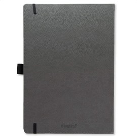 Dingbats - Wildlife Dotted Extra Large Notebook, Grey Elephant, A4 - Hardcover - Cream 100gsm Ink-Proof Paper - Includes Elastic Closure & Bookmark