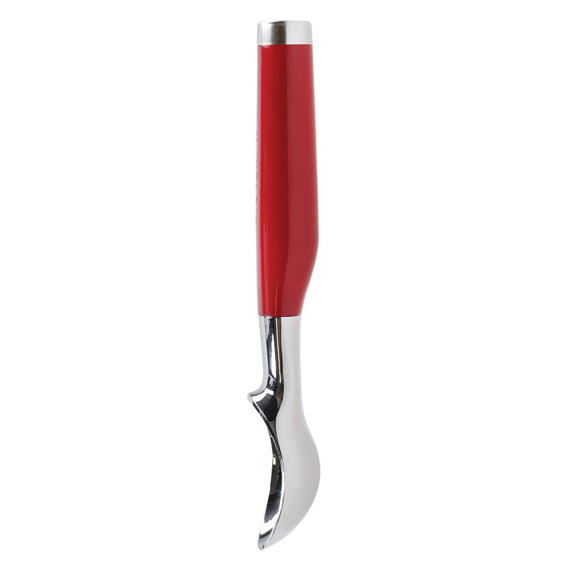 KitchenAid Core Ice Cream Scoop, Empire Red, 6 oz, Stainless