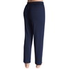 Latuza - Pantalones de pijama de punto para mujer, marino,