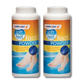 LINENVALE Foot Powder Talc Soothes Refreshes Eliminates Odour Soft Feet - 170g, Pack of 2