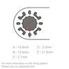 Longbow 3 Pack of 10mm Multi Tool Saw Blades Made