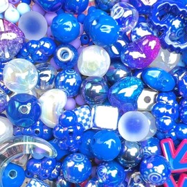 【MC series】Exquisite Diy Bead phone Charm Kits Mixed Cartoon Lanyard wrist strap Bracelet Keychain cute fashion for girls and women:_mystic blue_150ml