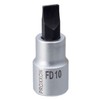 PROXXON No.83464 (-) Socket Bit, 1/2" 0.4 inches (10 mm)
