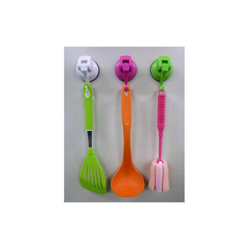 SD Japan SPACEMAGIC Super Strong Suction Cup Hook, S Blue