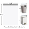 15 Gallon Trash Bags Drawstring, JUKFITA Tear-Free Tall Garbage Bags,