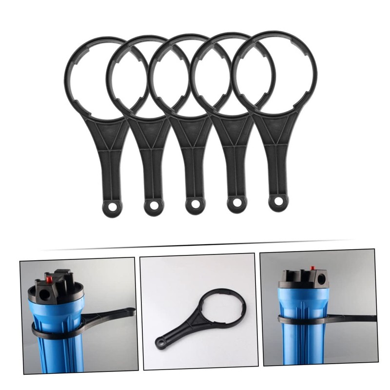 COLLBATH 5Pcs Plastic Water Filter Housing Wrench Canister Spanner for