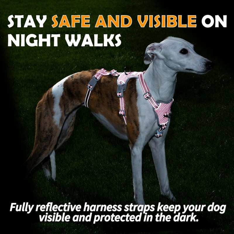 Huntboo Escape Proof Dog Harness – No Pull, No Slip,