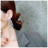Yheakne Rhinestone Ear Cuff Earrings Silver Crystal Dangle Earrings Cz