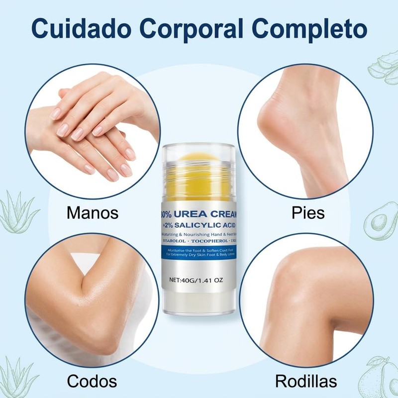 2PCS Crema Hidratante Para Pies con Urea 60
