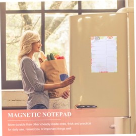 Operitacx Magnetischer Notizblock Kühlschrank Notizblock Magnet Magnetischer Zeitplan Notizblock Magnetische Einkaufsliste Kühlschrank Notiz Magnet Magnetischer Plan Notizblock