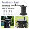 2" Teardrop Flanged Vent Damper,Compatible with UDS Ugly Drum Smoker