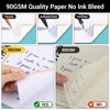 Yarotm Notebook Lined A4 - Spiral Binding Notepad 23.5 x