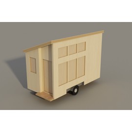 The Best DIY Plans Store 8’ x 16’ Tiny House On Wheels DIY Plans - Garden, Adult DIY Enthusiasts, Tiny Living Interested