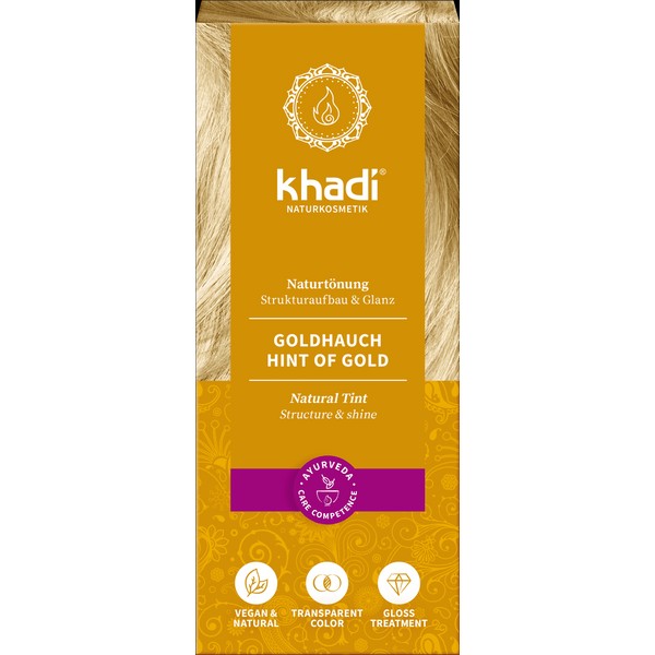 Khadi® Herbal Hair Colour Golden Hint, 100 g