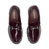 DREAM PAIRS Mocasines con Plataforma para Mujer,Size 24.0 cm,Burdeos-Pat,SDLS2321W