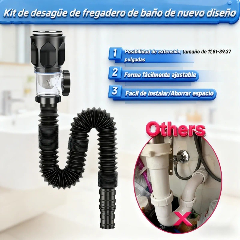 Caspol Con Sistema Antiolor Y Pulsador Automático De Fregado