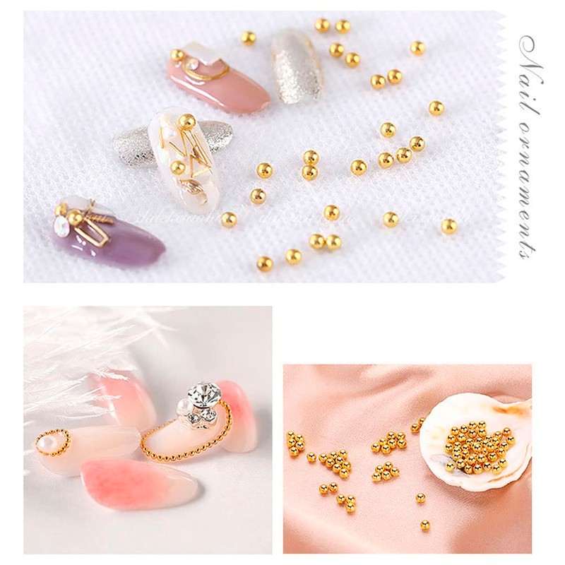 Mishi Cloud Nail Art Metal Beads 3D Steel Ball Nail