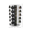 Kamenstein 20 Jar Revolving Countertop Spice Rack with Spices Included,