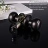 Gobrico Mordern Ball Passage Hall/Closet Door Knob Handle Lockset Oil