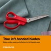 Fiskars 8” Premier Left-Handed Pinking Shears, Precision Stainless Steel Blades