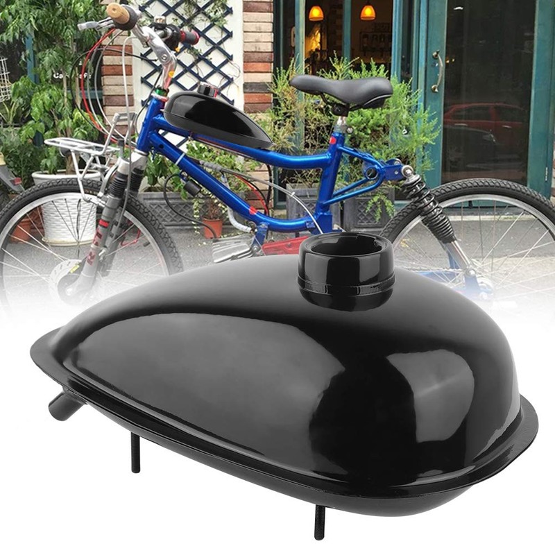 ANKROYU Motorized Bicycle Fuel Tank, Steel Gas Container with Antirust