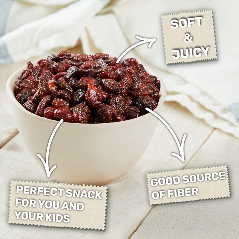 Happy Village Organic Whole Dried Strawberries, 18 OZ Resealable Pack-