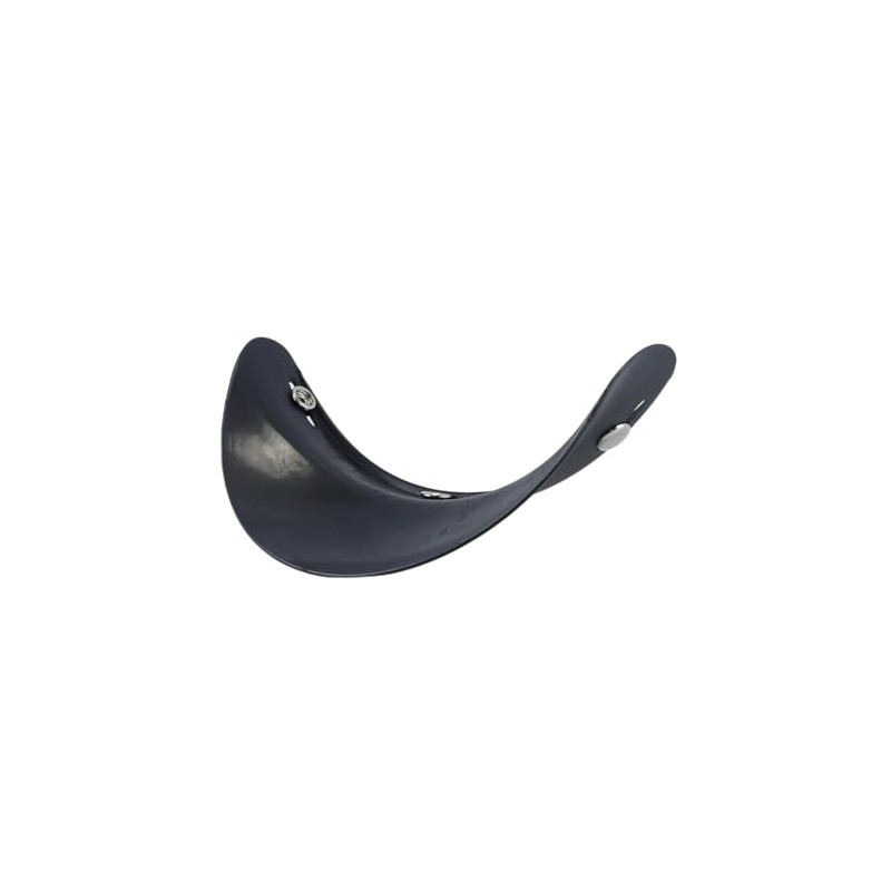 Removable Helmet Visor, Universal Black Visor with 3 Snaps, Open