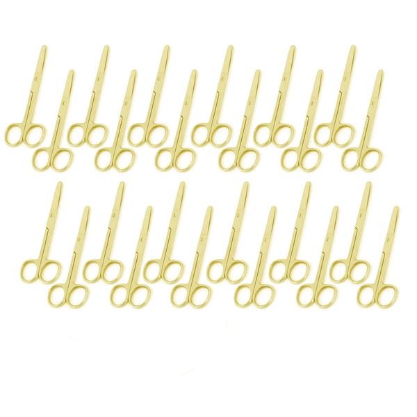 OdontoMed2011 Set of 24 Pieces Operating Scissors Straight Blunt Blunt